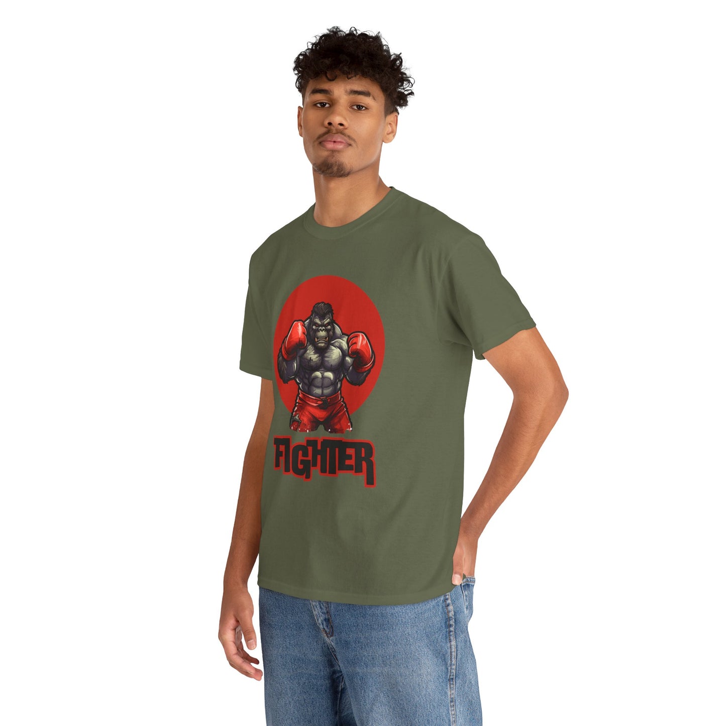 fighter Heavy Cotton Tee (Express Delivery available)