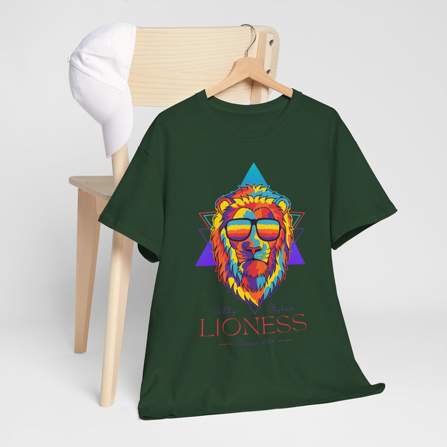 Silly Styles Premium Lion - Heavy Cotton Tee (Express Delivery available)