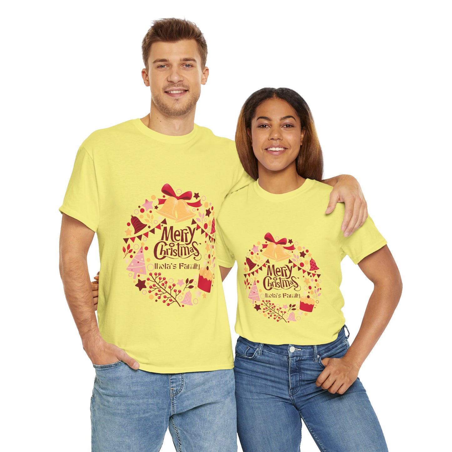 Customizable Christmas - Heavy Cotton Tee