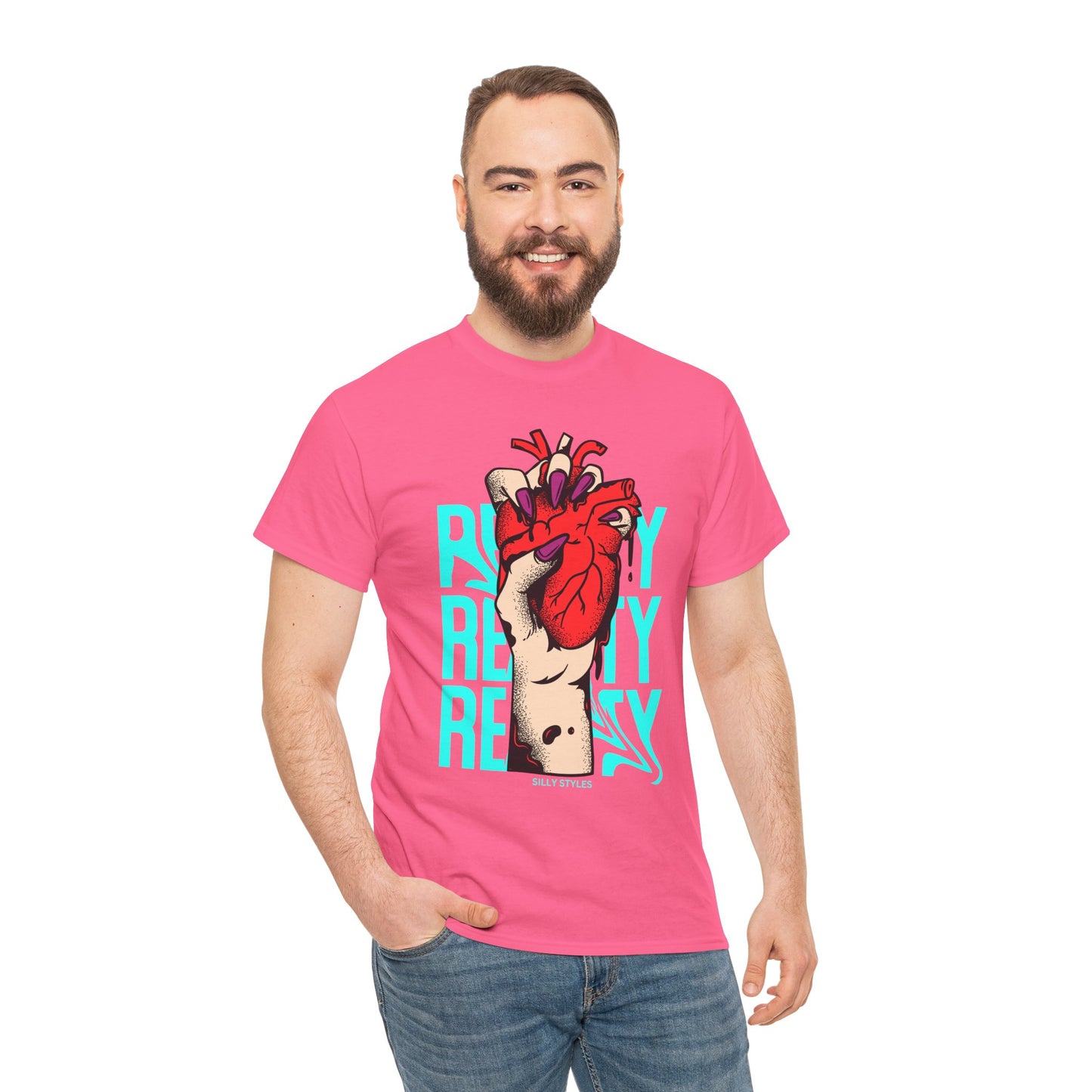 Men's Heart - Heavy Cotton Tee