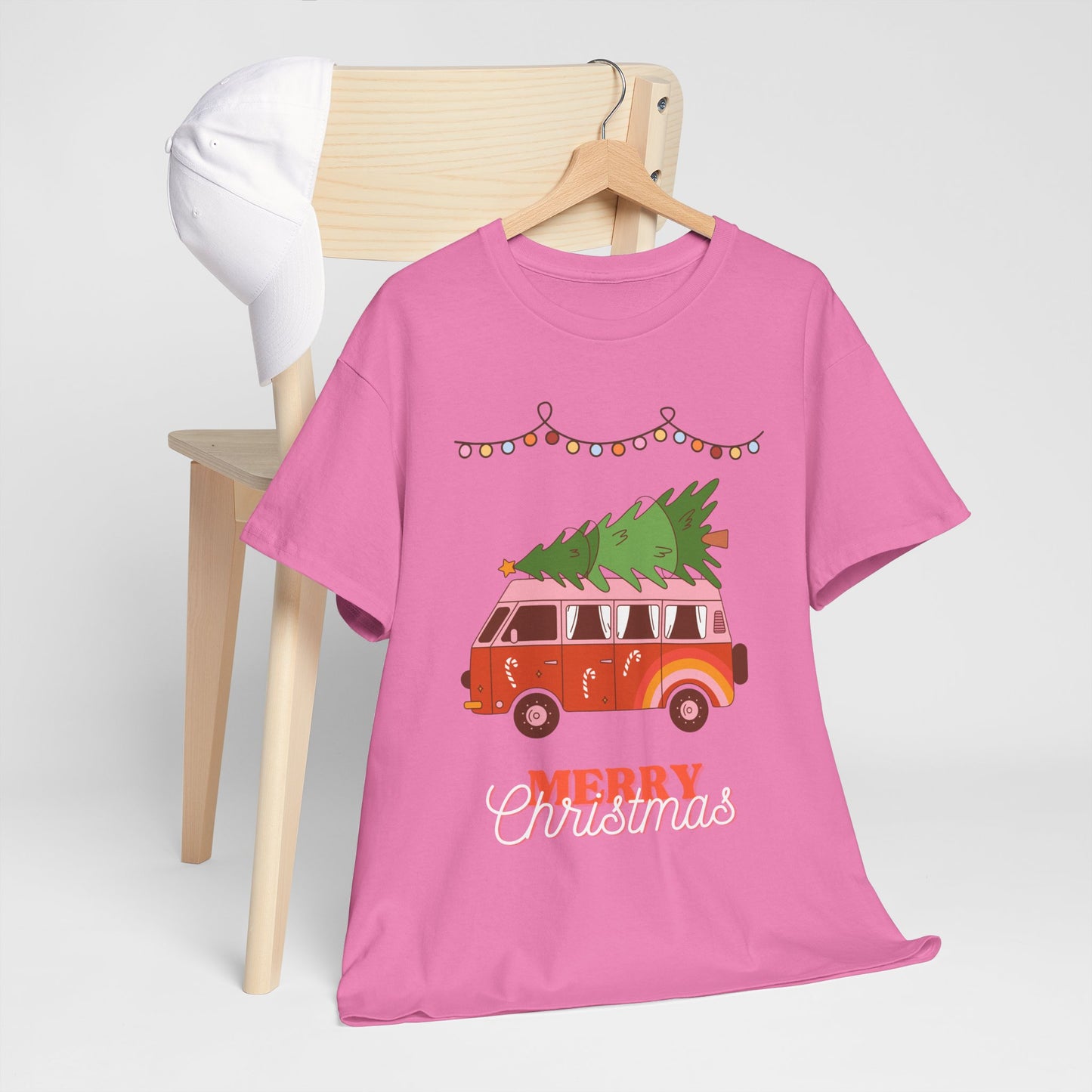 Merry Christmas - Heavy Cotton Tee (Express Delivery available)