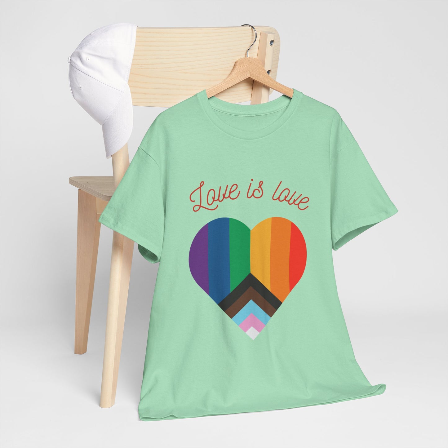 Love - Unisex Heavy Cotton Tee (Express Delivery available)
