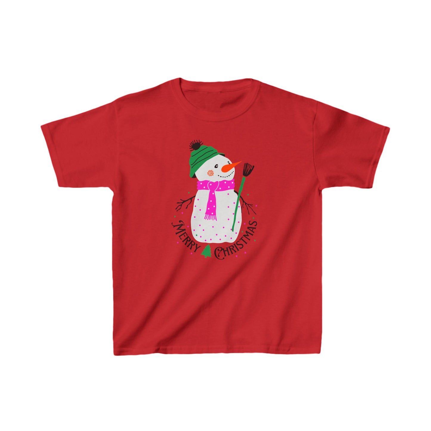 Merry Christmas - Kids Heavy Cotton™ Tee