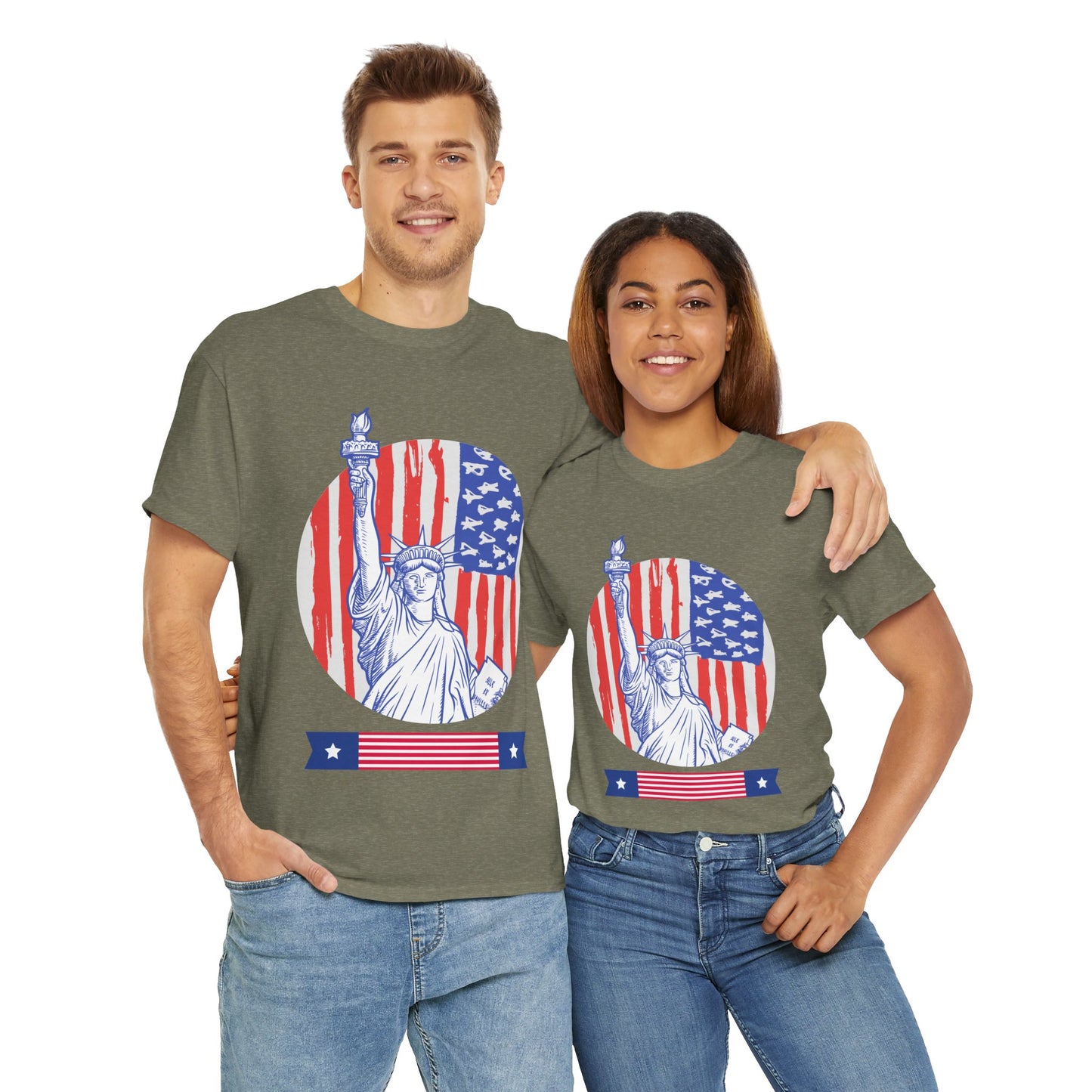 America - Unisex Heavy Cotton Tee