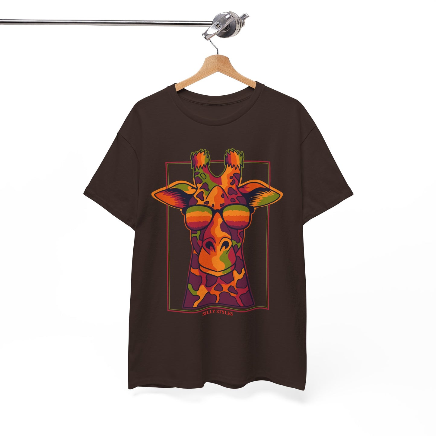 Giraffe - Heavy Cotton Tee (Express Delivery available)