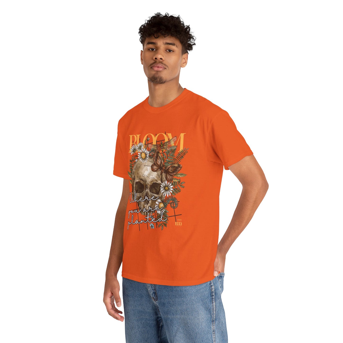 Bloom - Men's Heavy Cotton Tee (Express Delivery available)