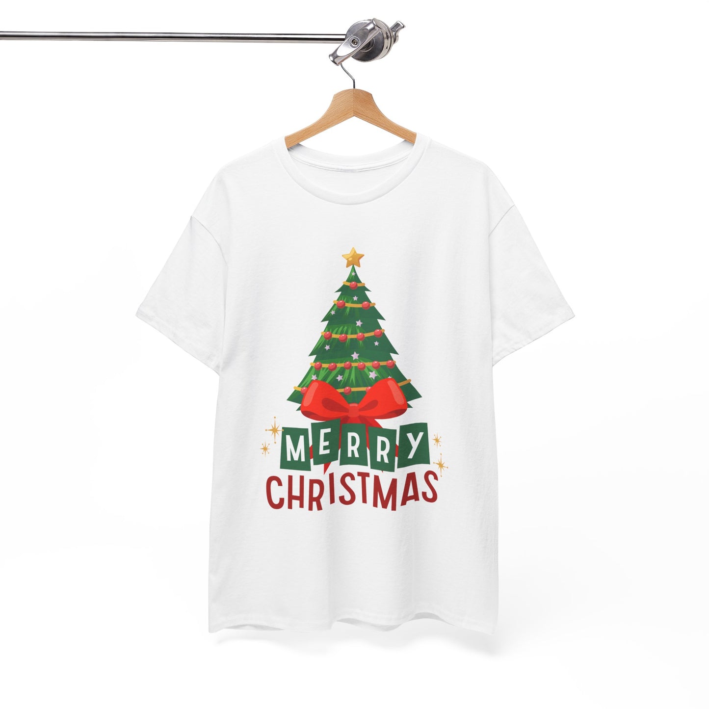 Merry Christmas - Heavy Cotton Tee (Express Delivery available)