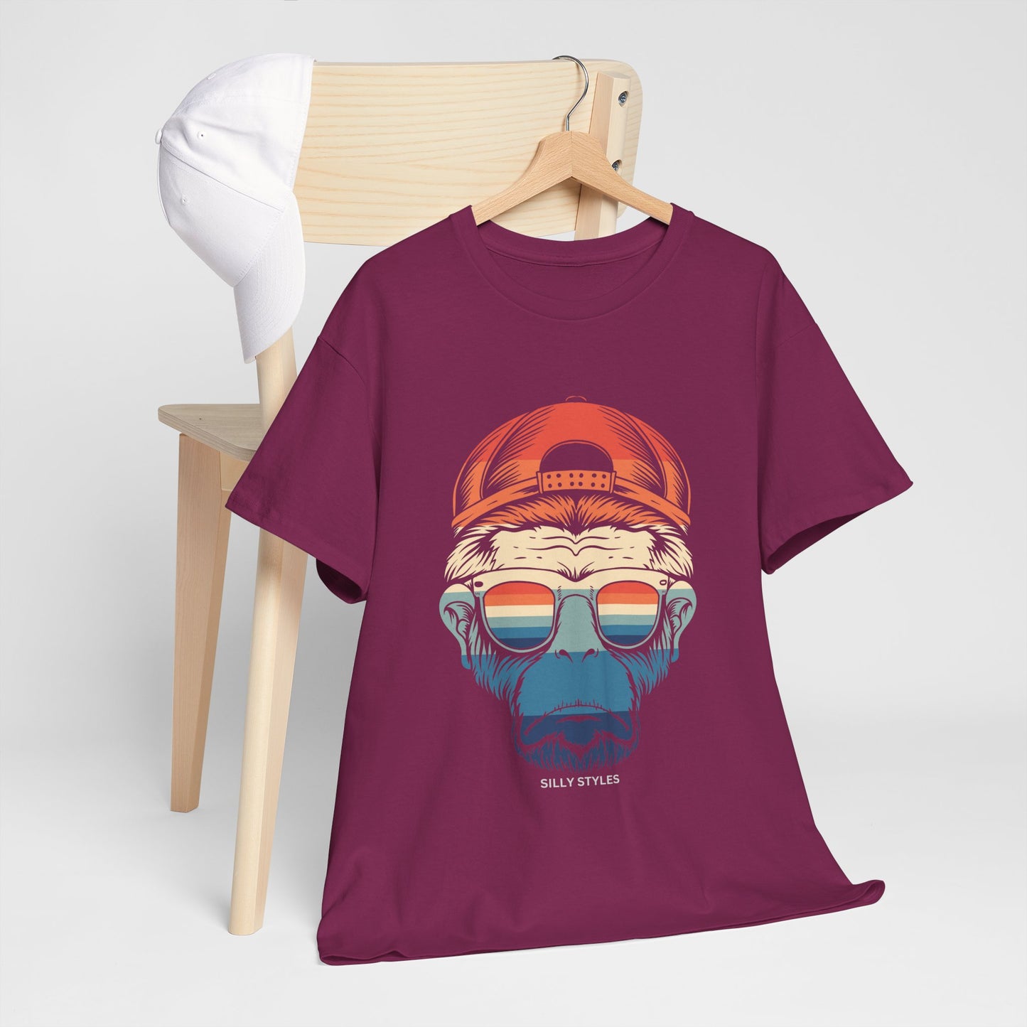 Monkey - Heavy Cotton Tee (Express Delivery available)