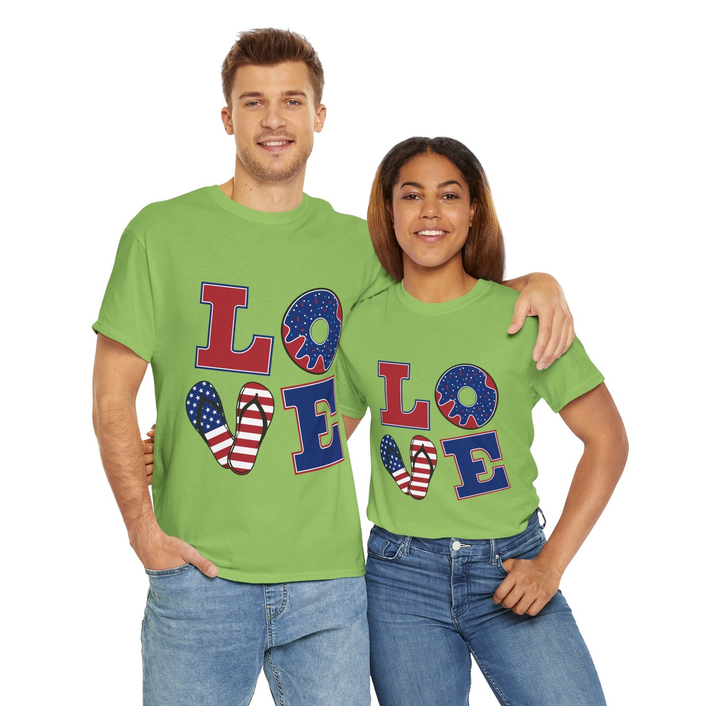 Love America - Unisex Heavy Cotton Tee