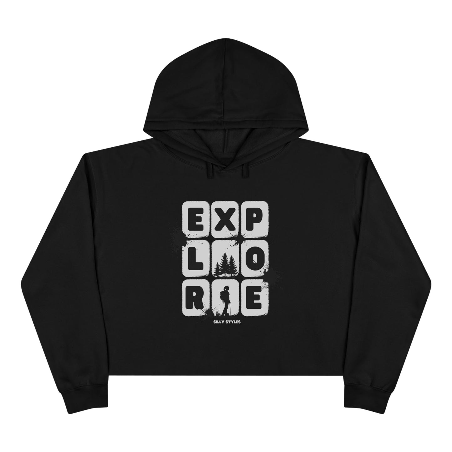 Explore - Crop Hoodie