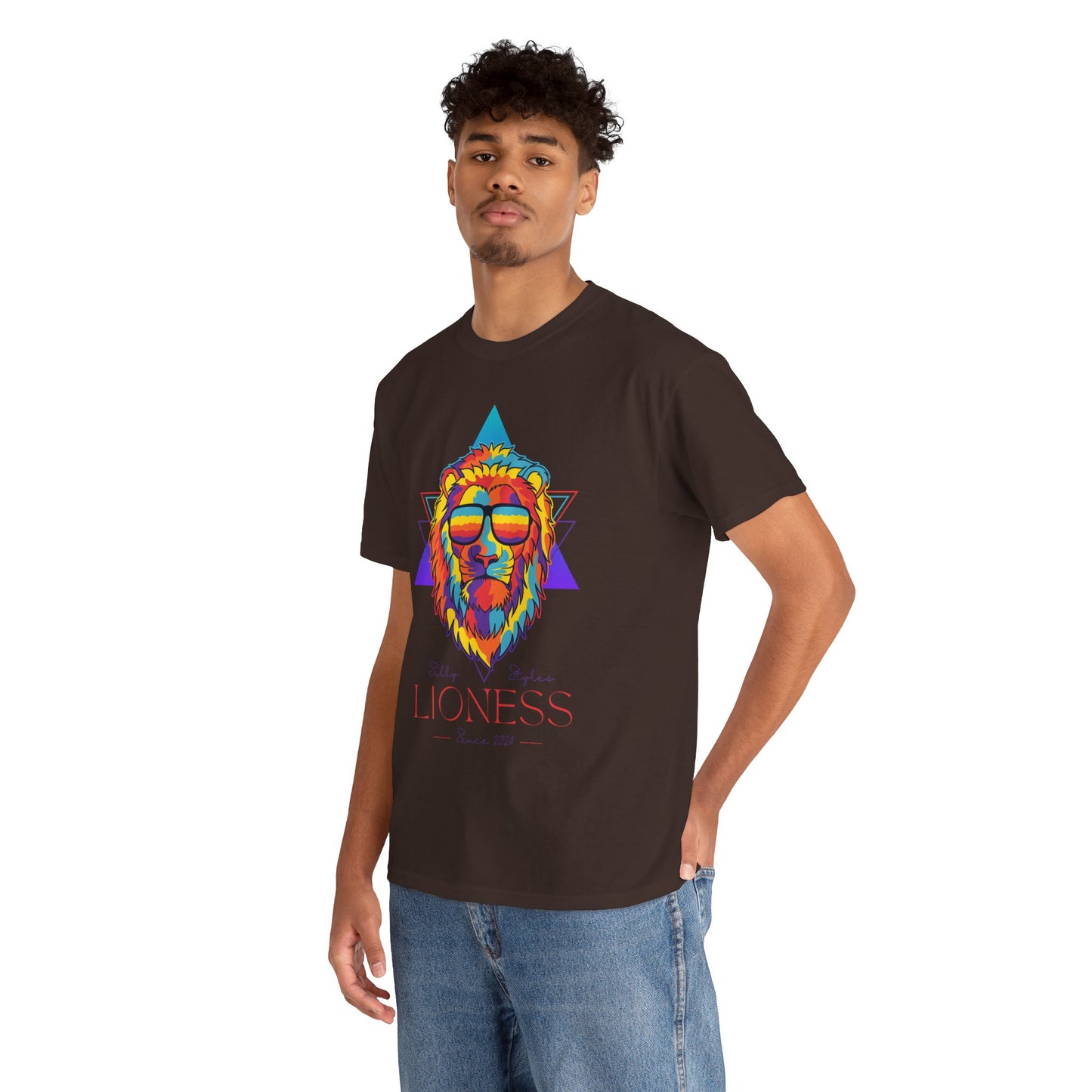 Silly Styles Premium Lion - Heavy Cotton Tee (Express Delivery available)