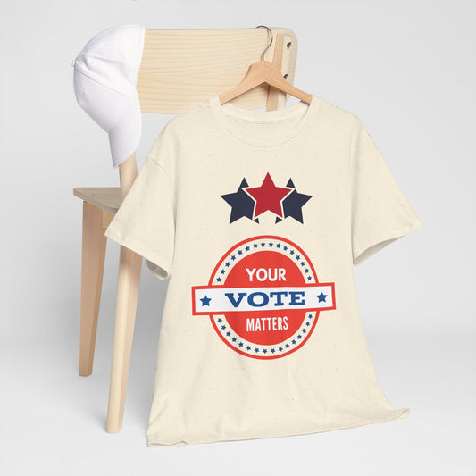 Lets Vote - Unisex Heavy Cotton Tee (Express Delivery available)