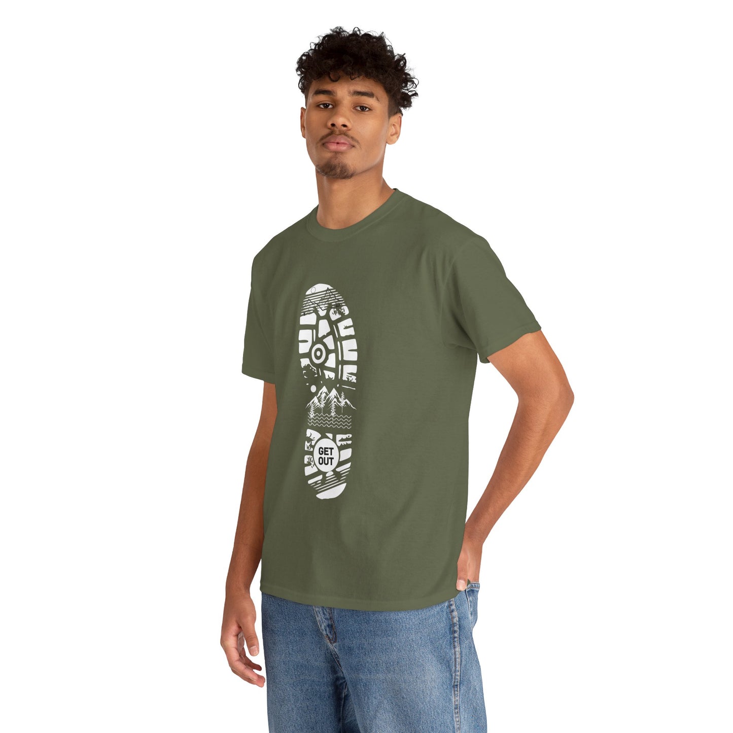 Shoe themed - Heavy Cotton Tee (Express Delivery available)
