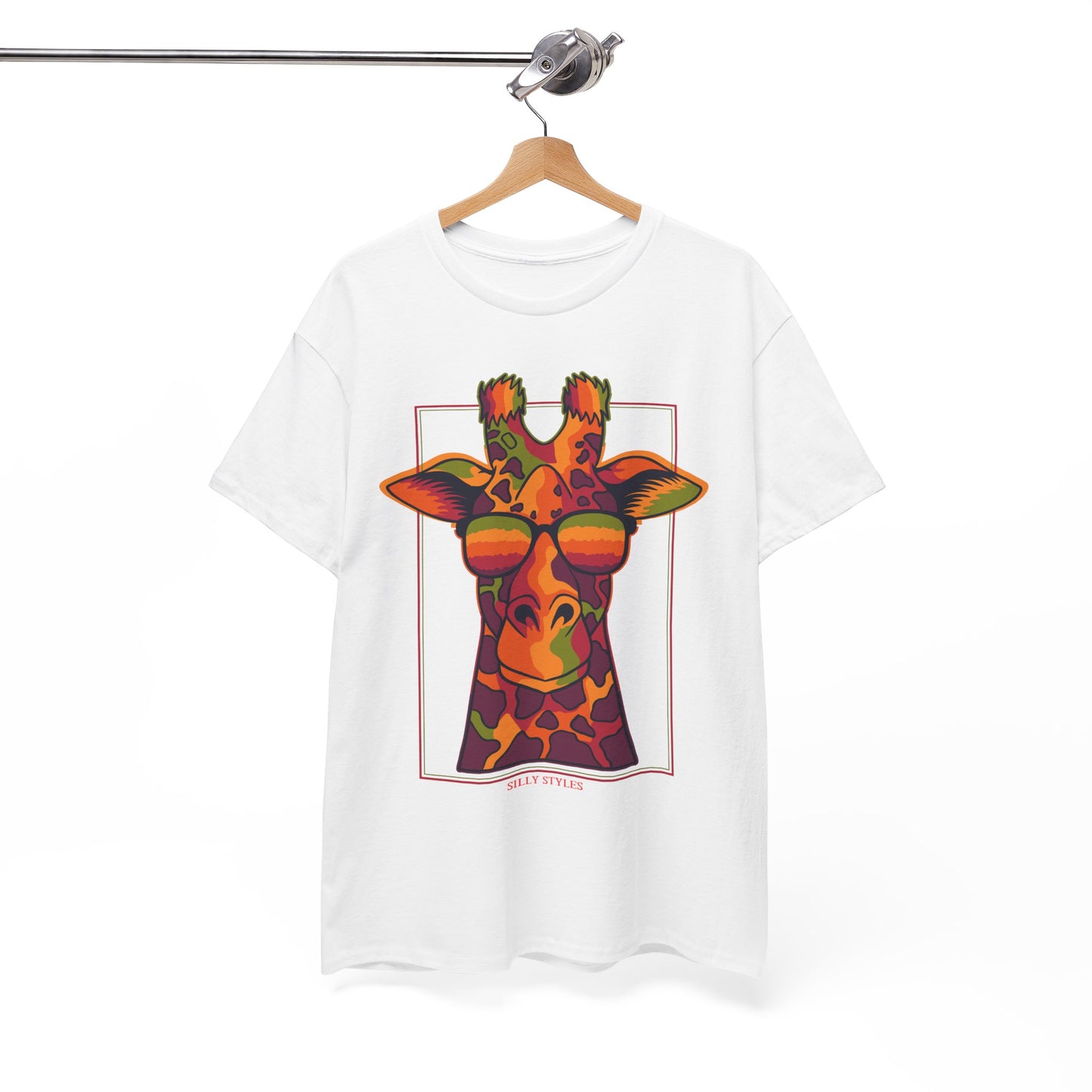 Giraffe - Heavy Cotton Tee (Express Delivery available)