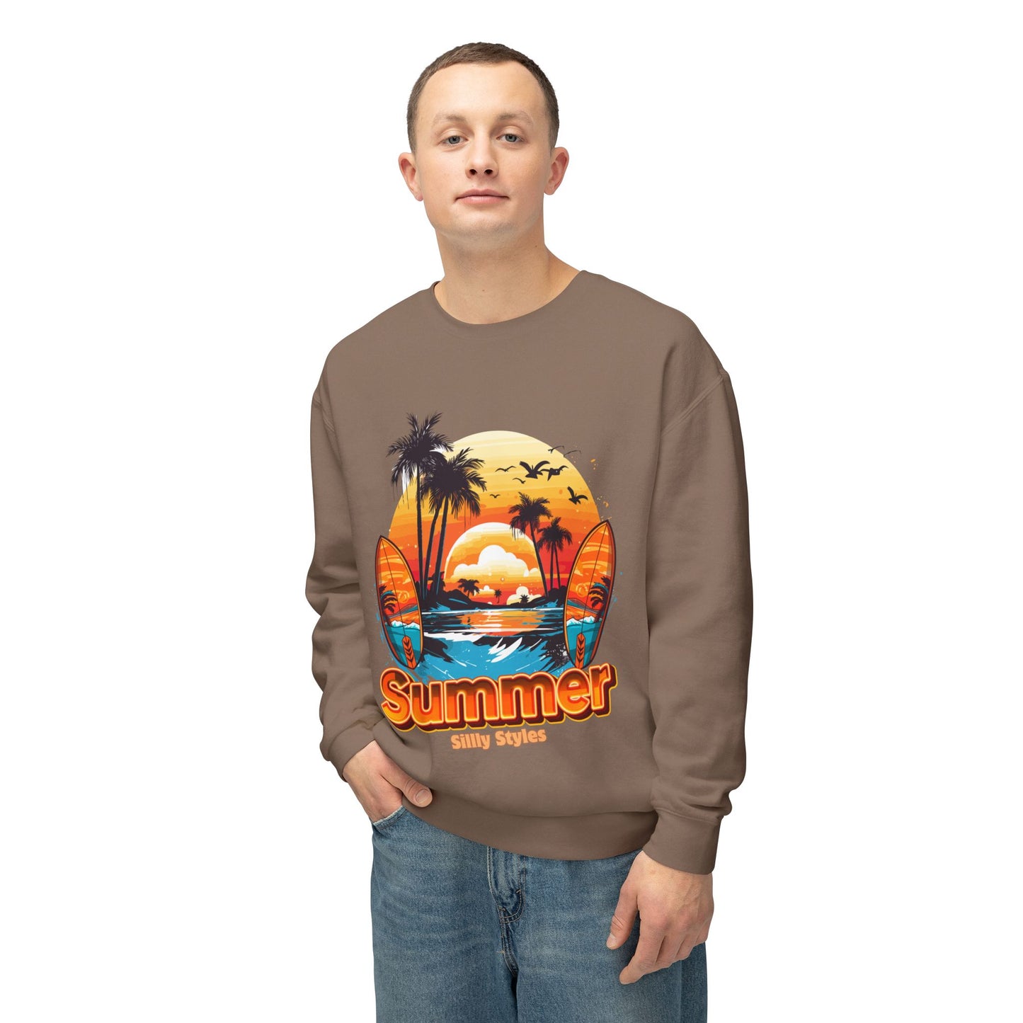 Summer - Lightweight Crewneck Sweatshirt