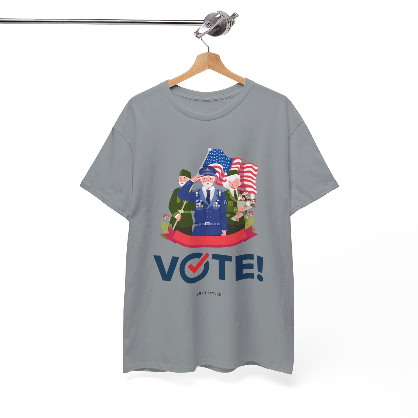 Vote - Unisex Heavy Cotton Tee