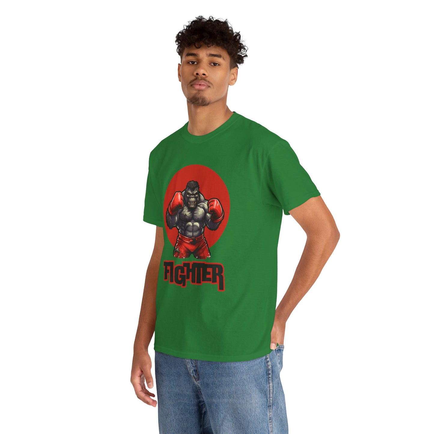 fighter Heavy Cotton Tee (Express Delivery available)