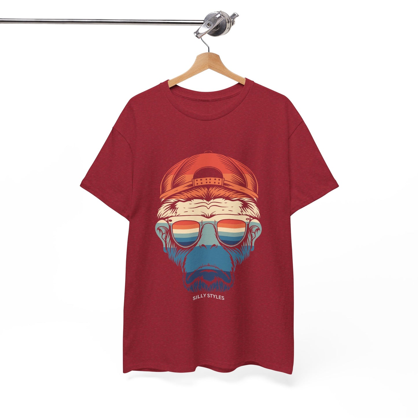 Monkey - Heavy Cotton Tee (Express Delivery available)