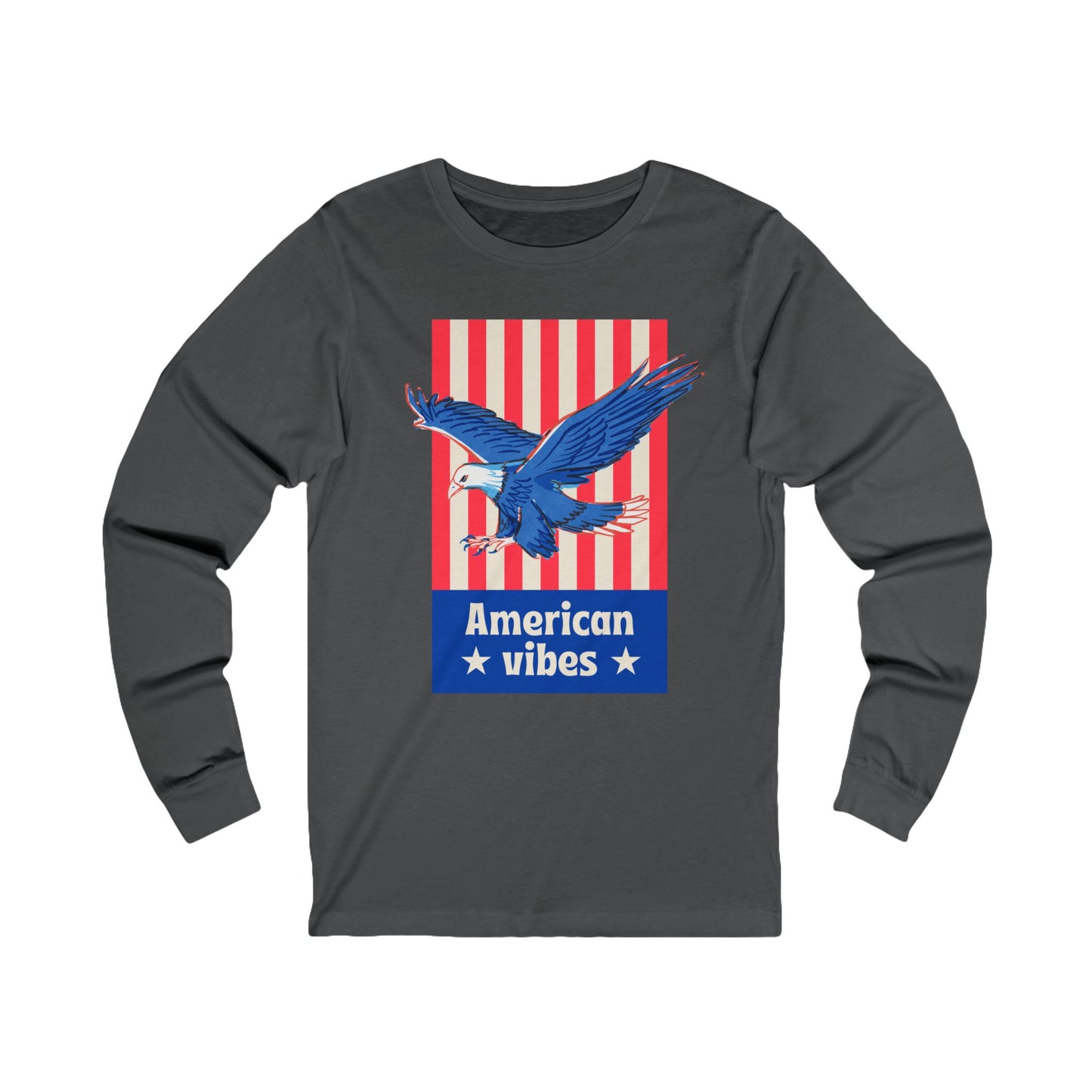 American - Unisex Jersey Long Sleeve Tee