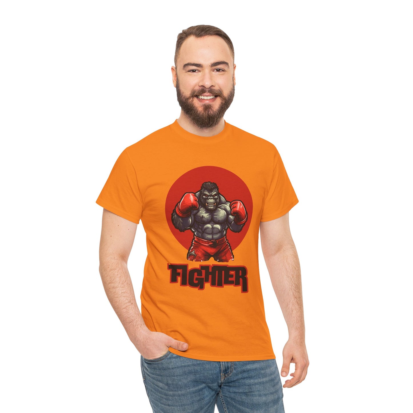 fighter Heavy Cotton Tee (Express Delivery available)