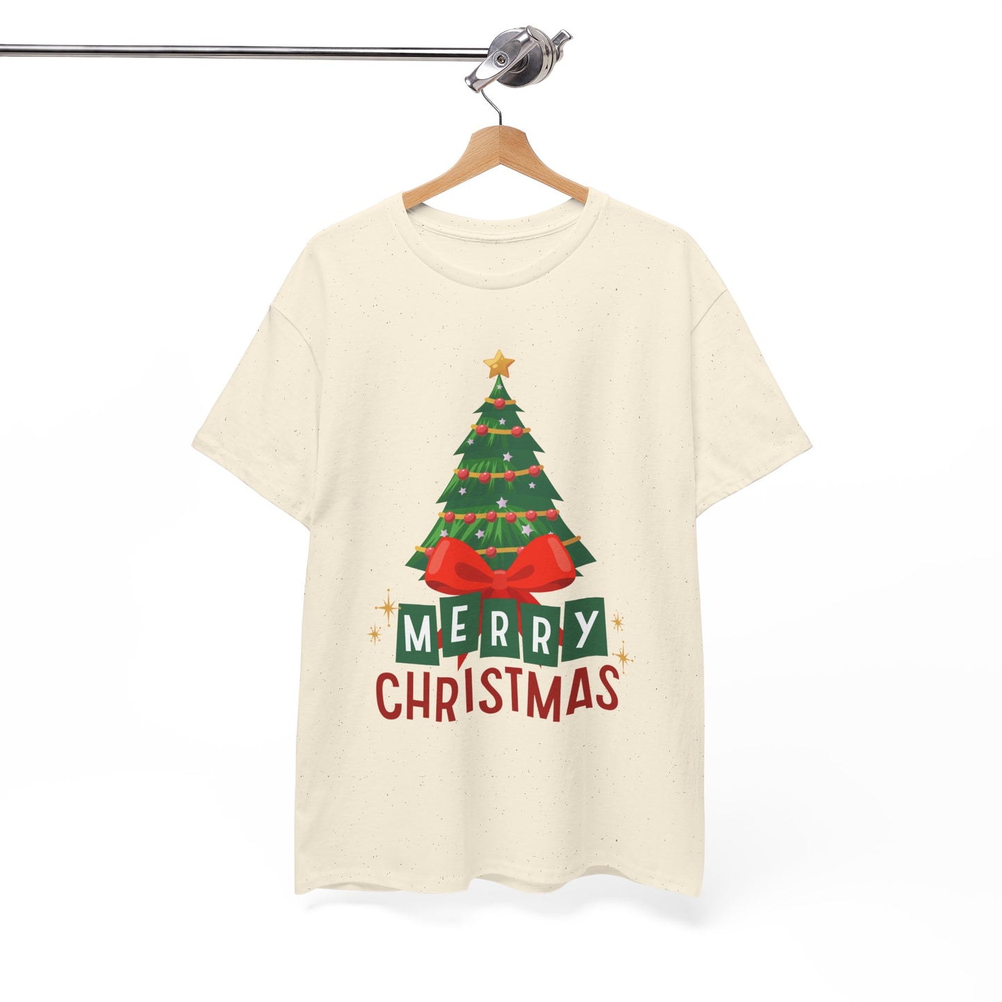 Merry Christmas - Heavy Cotton Tee (Express Delivery available)