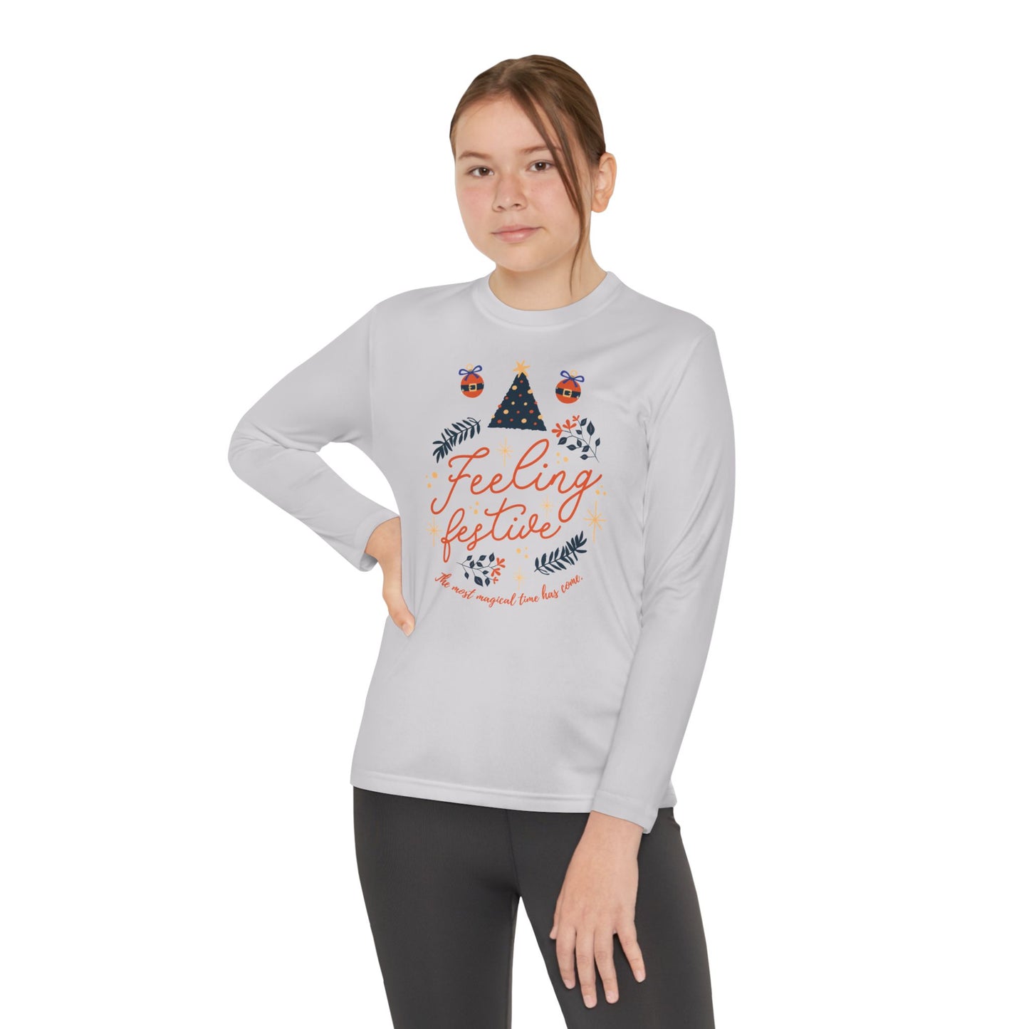 Christmas - Youth Long Sleeve Competitor Tee
