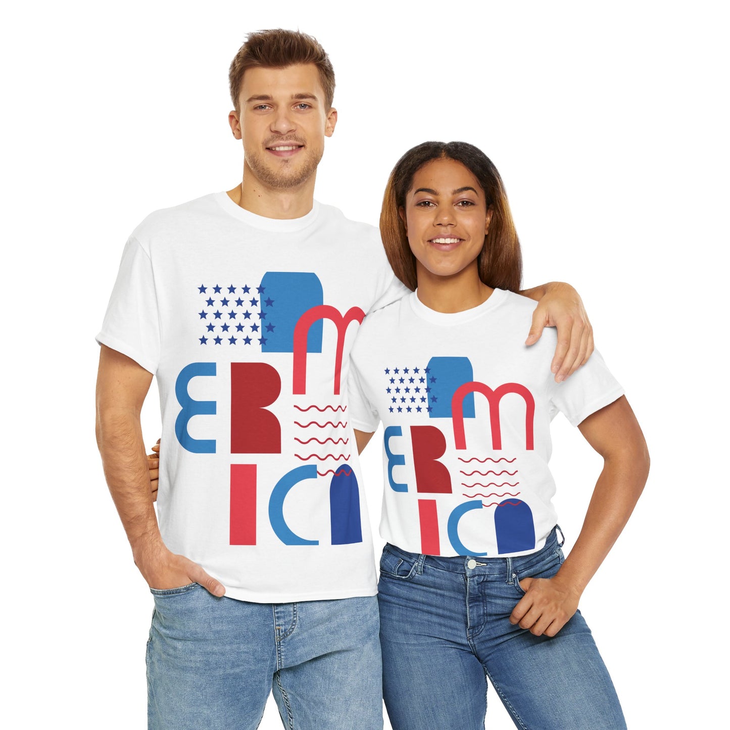 America - Unisex Heavy Cotton Tee