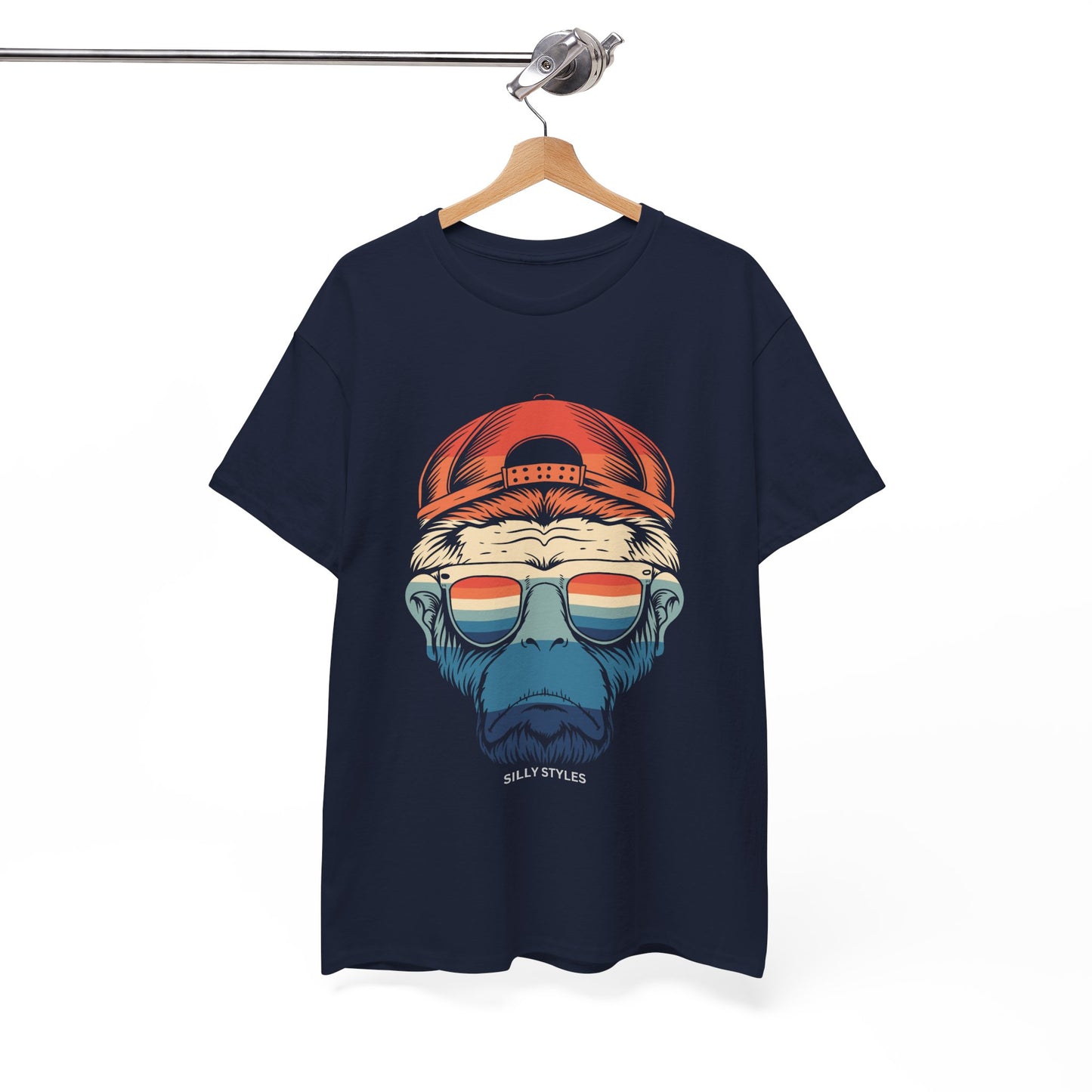Monkey - Heavy Cotton Tee (Express Delivery available)