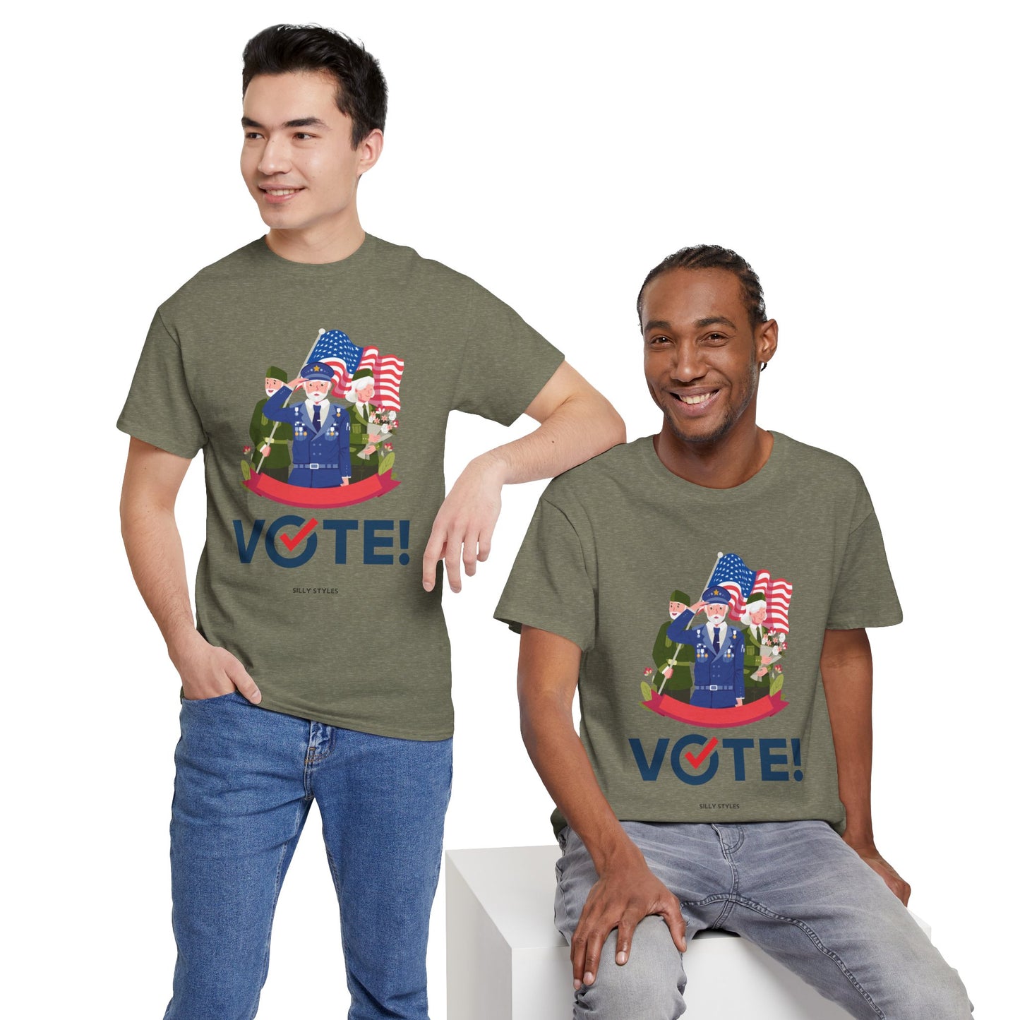 Vote - Unisex Heavy Cotton Tee
