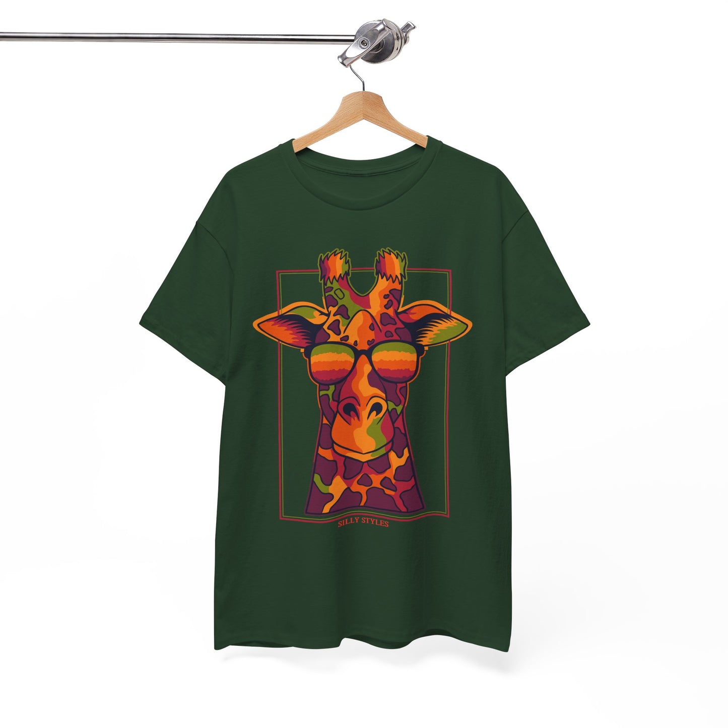 Giraffe - Heavy Cotton Tee (Express Delivery available)