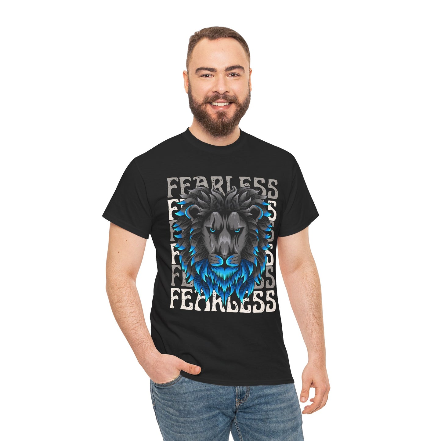 Fearless - Men's Heavy Cotton Tee (Express Delivery available)