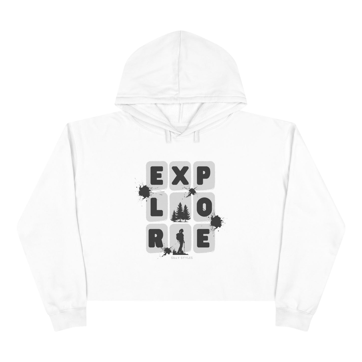 Explore - Crop Hoodie