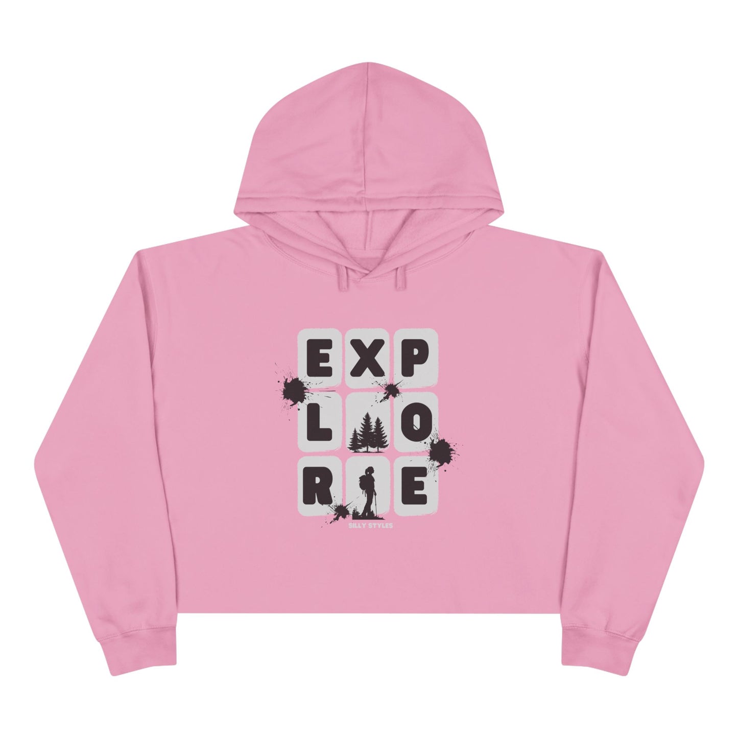 Explore - Crop Hoodie