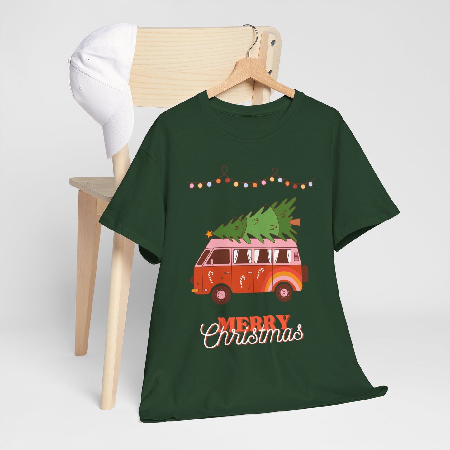 Merry Christmas - Heavy Cotton Tee (Express Delivery available)