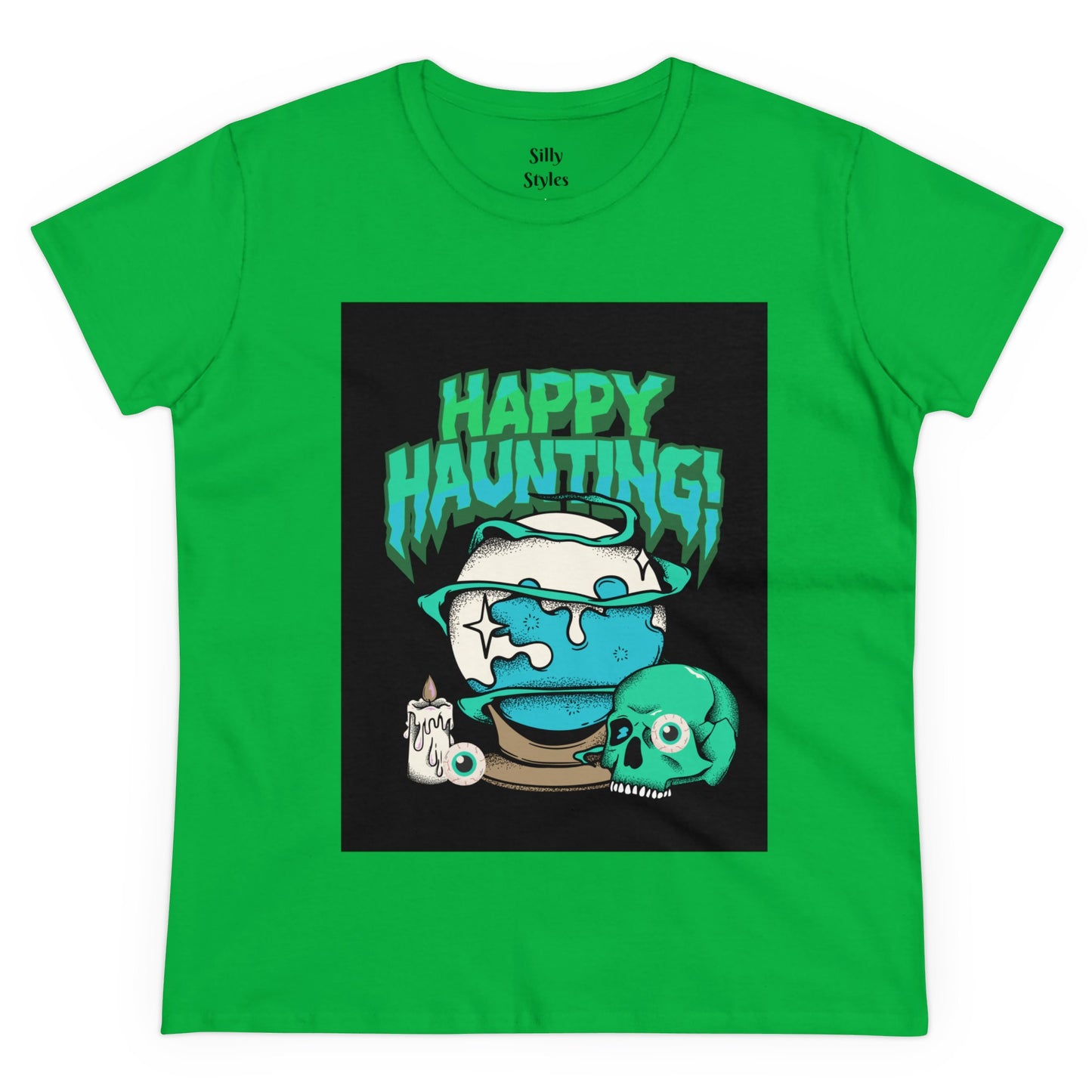 Women's Halloween Midweight Cotton Tee
