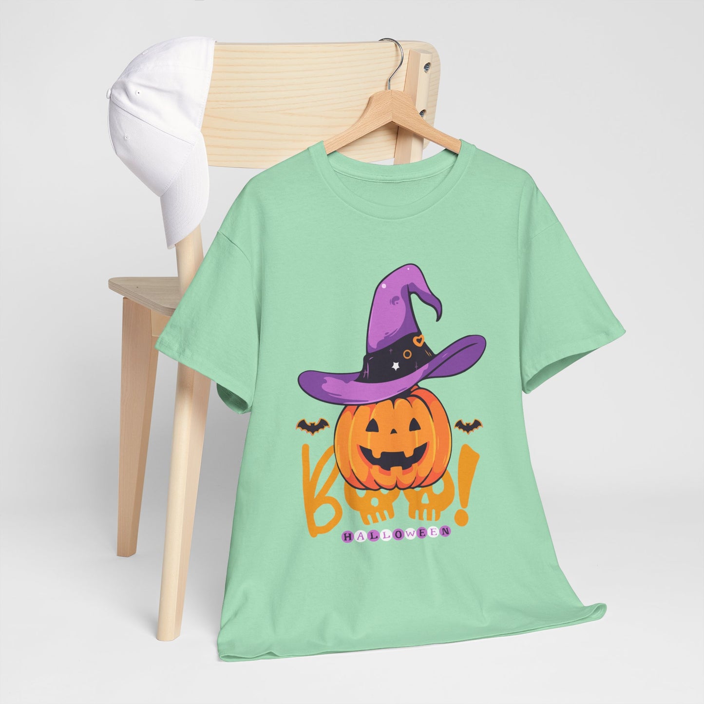 Halloween -Unisex Heavy Cotton Tee (Express Delivery available)