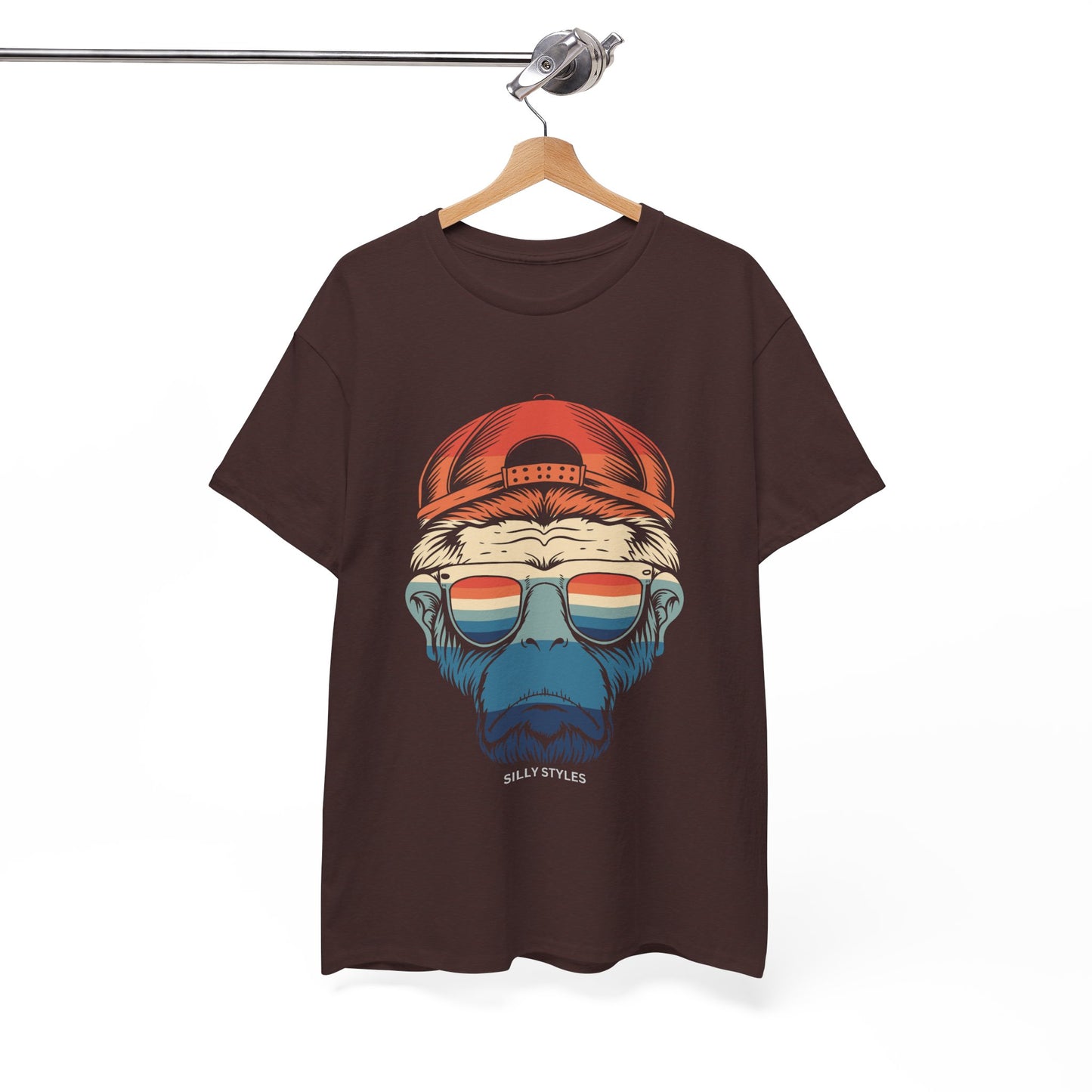 Monkey - Heavy Cotton Tee (Express Delivery available)