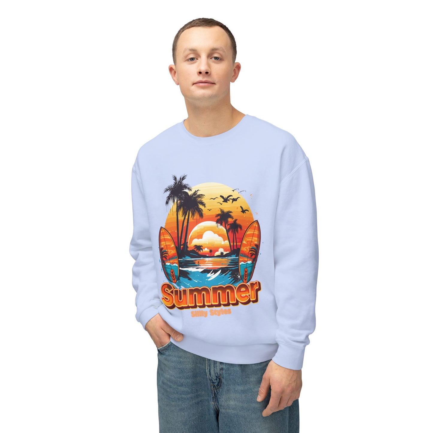 Summer - Lightweight Crewneck Sweatshirt