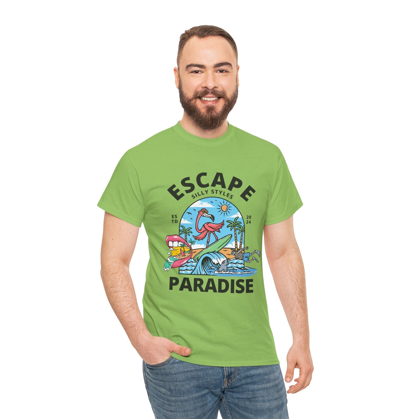 Paradise - Heavy Cotton Tee (Express Delivery available)