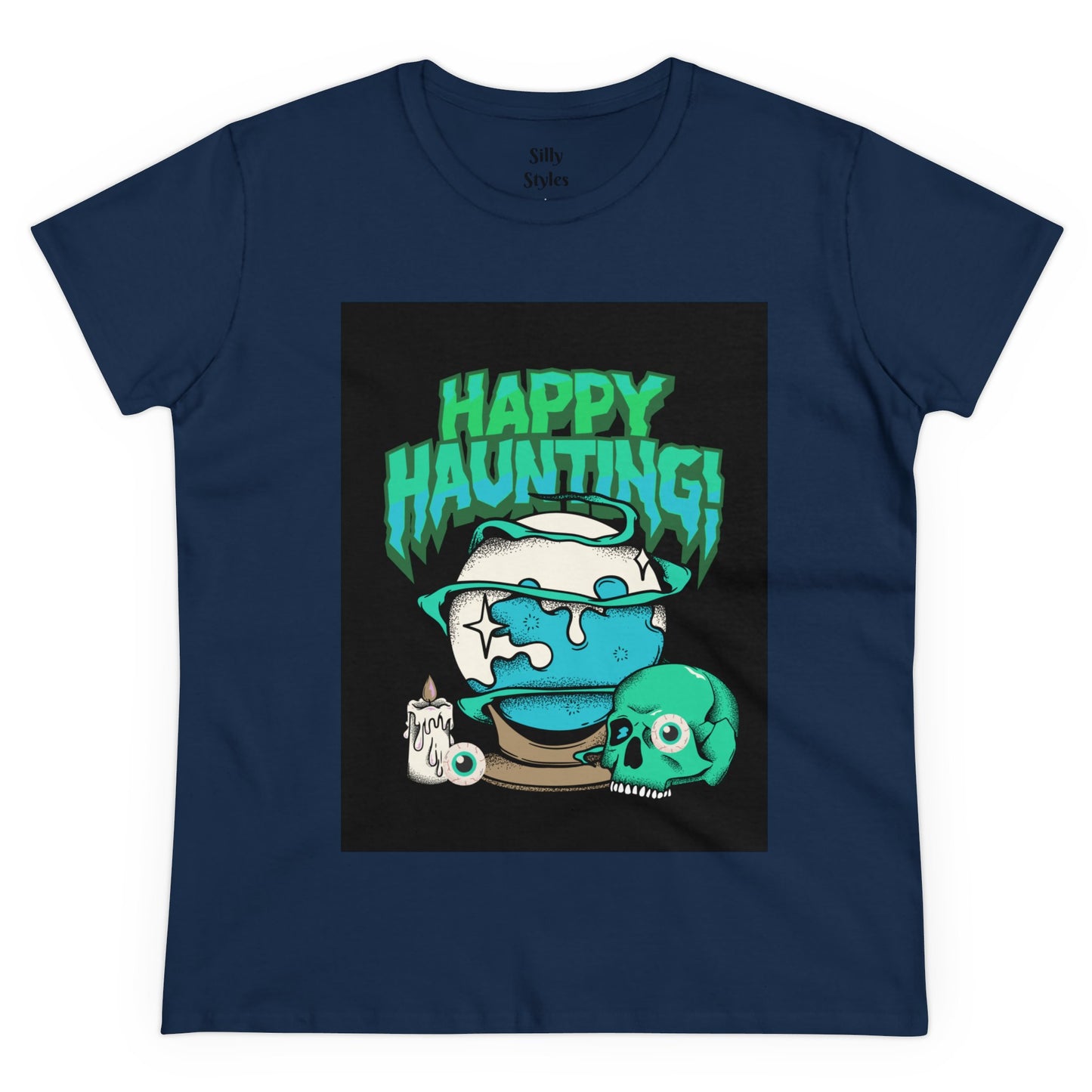 Women's Halloween Midweight Cotton Tee