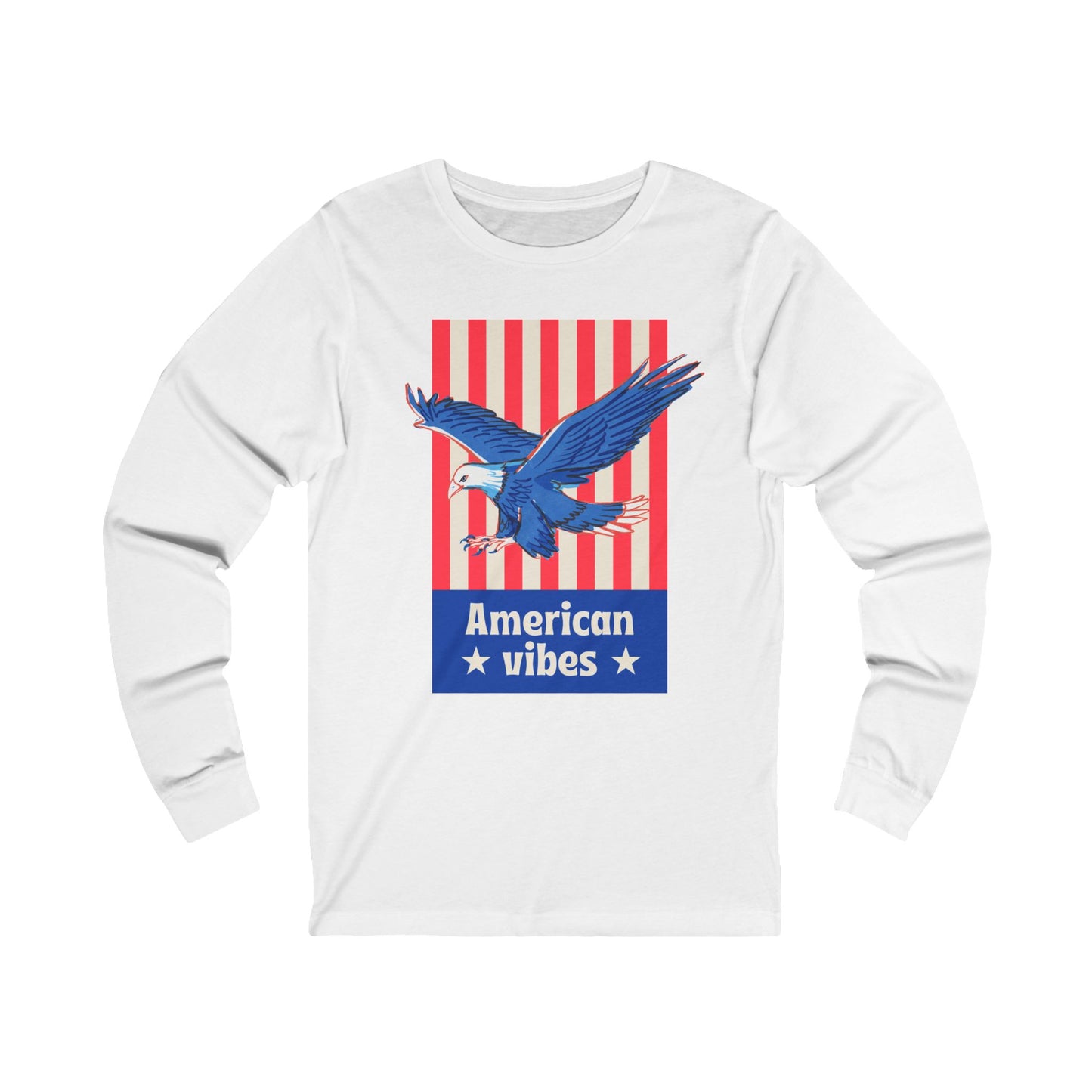 American - Unisex Jersey Long Sleeve Tee