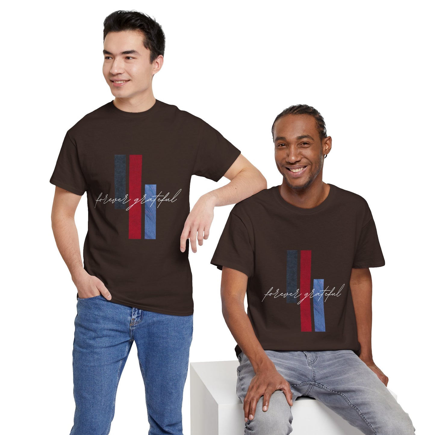 Forever Grateful - Heavy Cotton Tee (Express Delivery available)