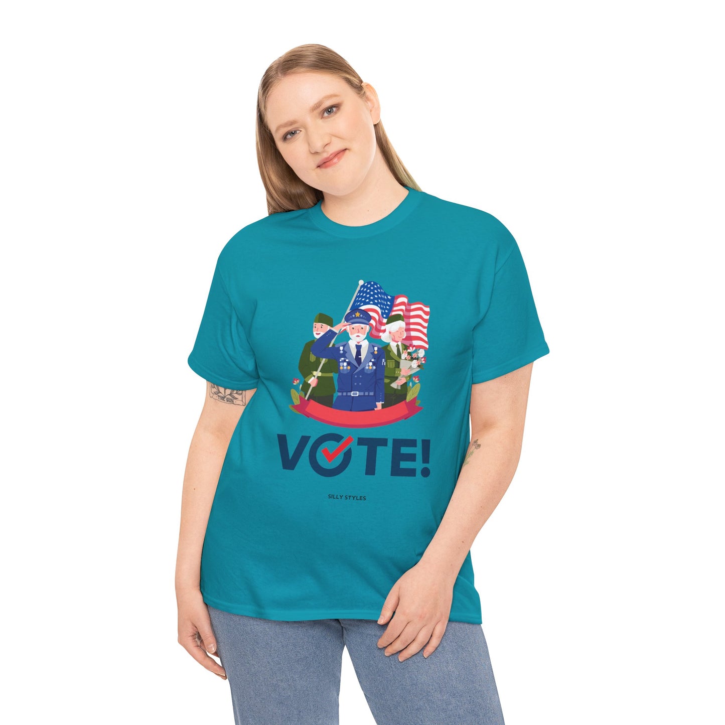 Vote - Unisex Heavy Cotton Tee
