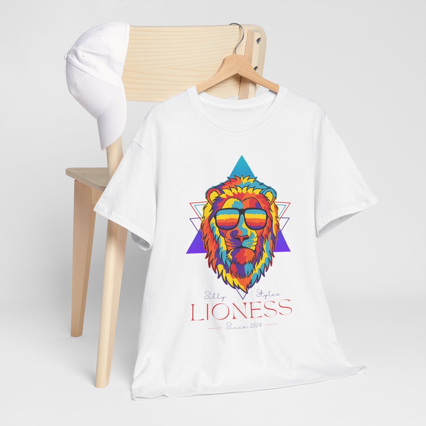 Silly Styles Premium Lion - Heavy Cotton Tee (Express Delivery available)