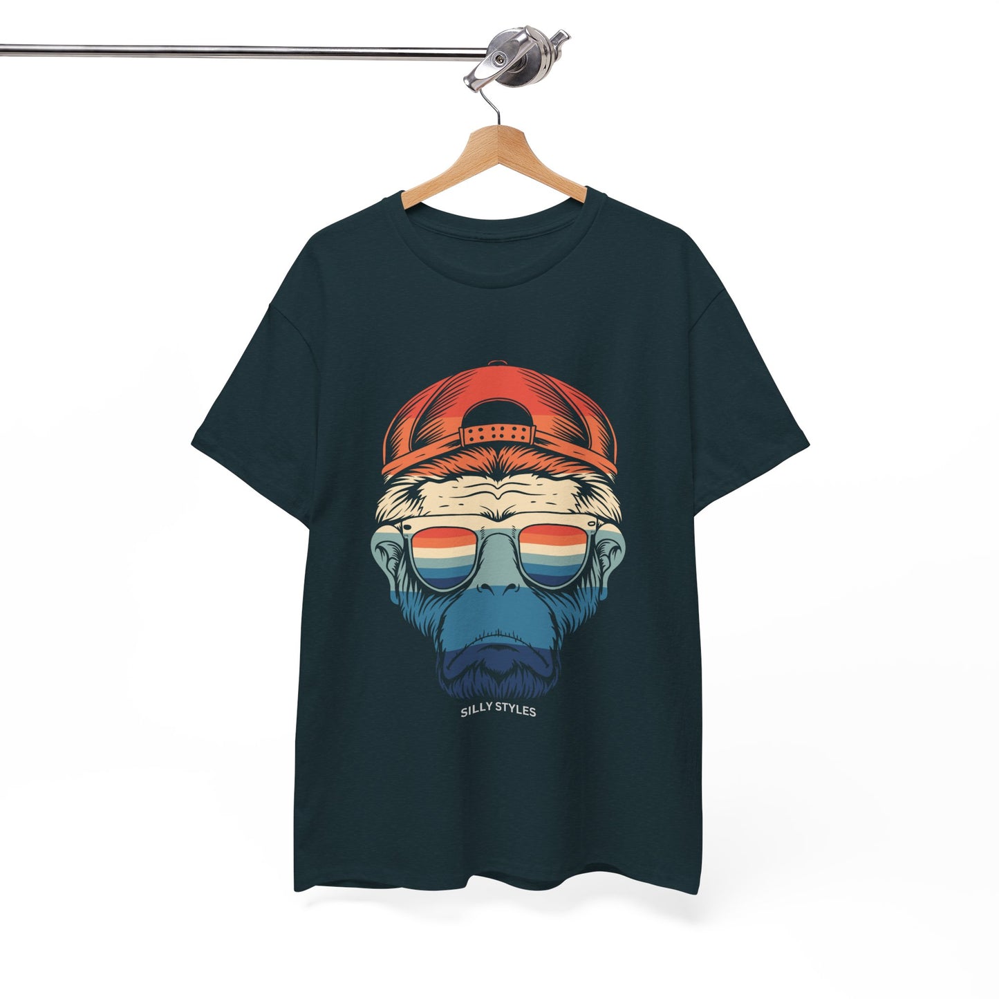 Monkey - Heavy Cotton Tee (Express Delivery available)