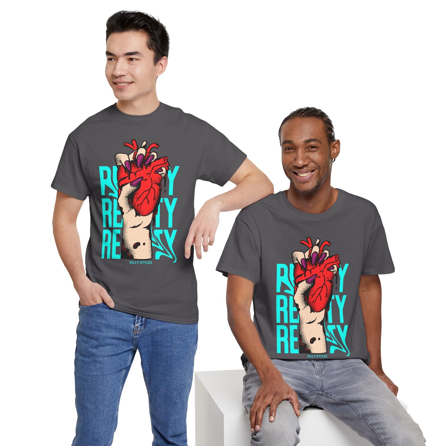 Men's Heart - Heavy Cotton Tee