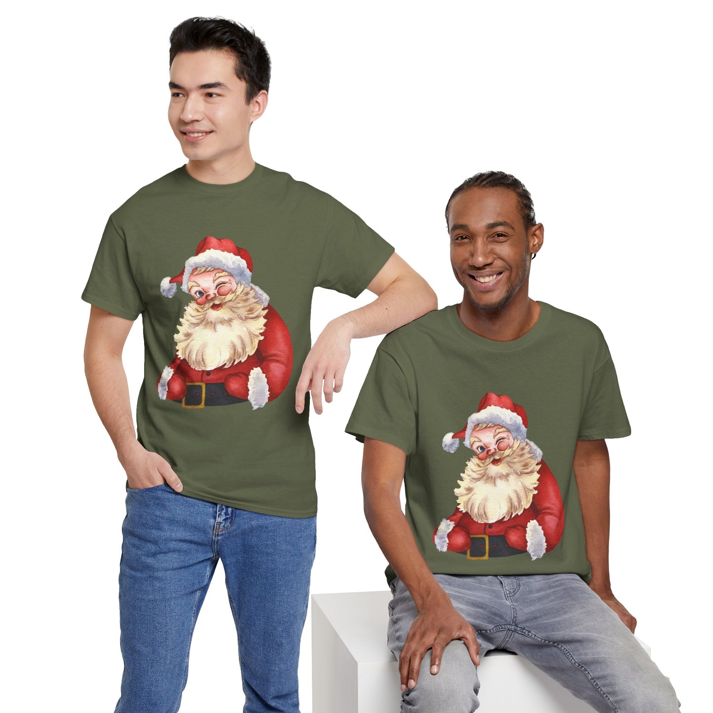 Christmas - Unisex Heavy Cotton Tee (Express Delivery available)