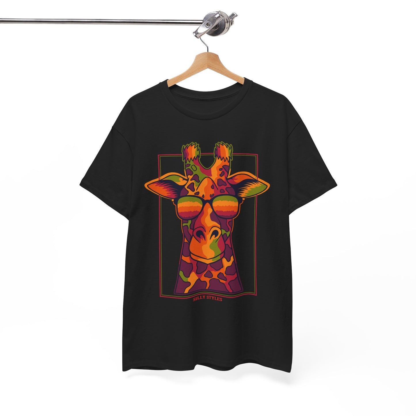 Giraffe - Heavy Cotton Tee (Express Delivery available)