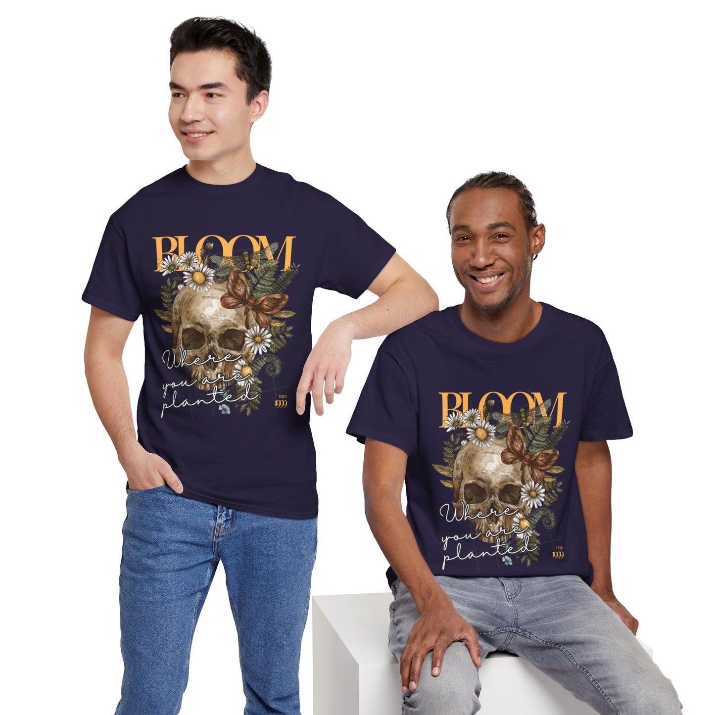 Bloom - Men's Heavy Cotton Tee (Express Delivery available)
