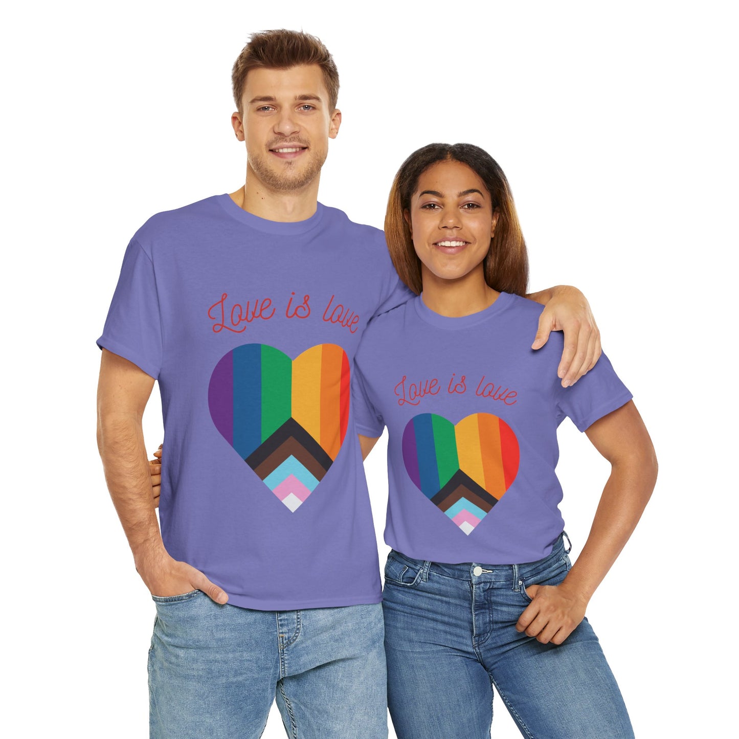 Love - Unisex Heavy Cotton Tee (Express Delivery available)